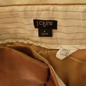 J Crew Pants Tan Sz 6